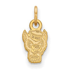 10k Gold LogoArt North Carolina State University Wolf Extra Small Pendant