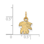 10k Gold LogoArt University of Kentucky U-K Wildcat Extra Small Pendant