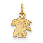 10k Gold LogoArt University of Kentucky U-K Wildcat Extra Small Pendant