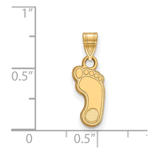 10k Gold LogoArt University of North Carolina Tar Heel Small Pendant