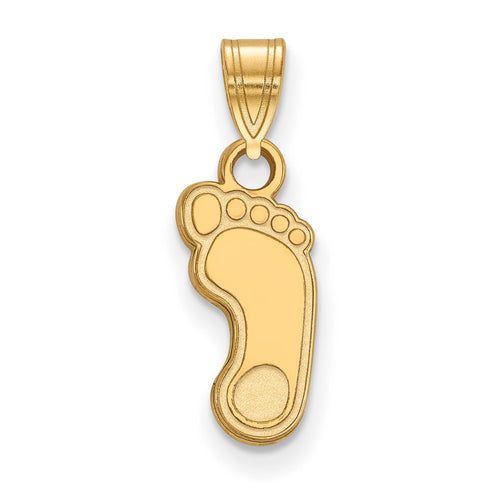 10k Gold LogoArt University of North Carolina Tar Heel Small Pendant