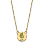 Sterling Silver Gold-plated LogoArt Kappa Delta Sorority Symbol Small Color Enamel Pendant 18 inch Necklace