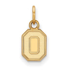 10k Gold LogoArt The Ohio State University Letter O Extra Small Pendant