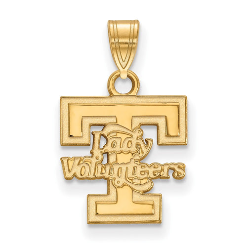 10k Gold LogoArt University of Tennessee Lady Volunteers Small Pendant