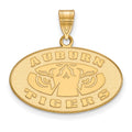 Sterling Silver Gold-plated LogoArt Auburn Tigers Medium Pendant