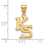 10k Gold LogoArt Kansas State University K-S Medium Pendant