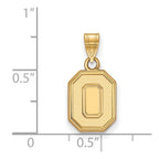 10k Gold LogoArt The Ohio State University Letter O Small Pendant