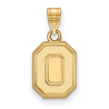 10k Gold LogoArt The Ohio State University Letter O Small Pendant