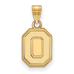 10k Gold LogoArt The Ohio State University Letter O Small Pendant