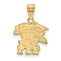 10k Gold LogoArt University of Kentucky U-K Wildcat Medium Pendant