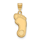 10k Gold LogoArt University of North Carolina Tar Heel Large Pendant