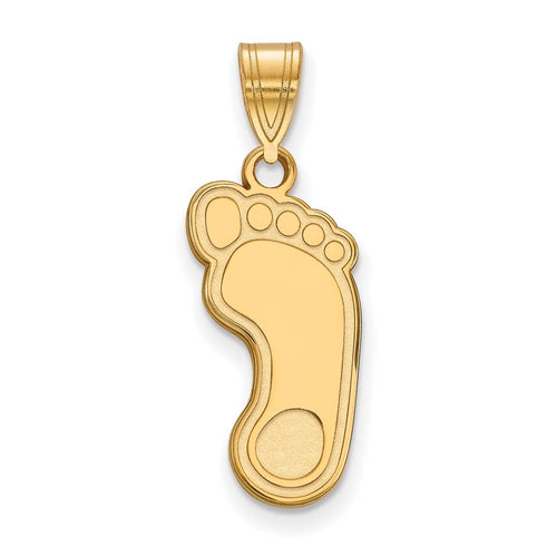 10k Gold LogoArt University of North Carolina Tar Heel Large Pendant