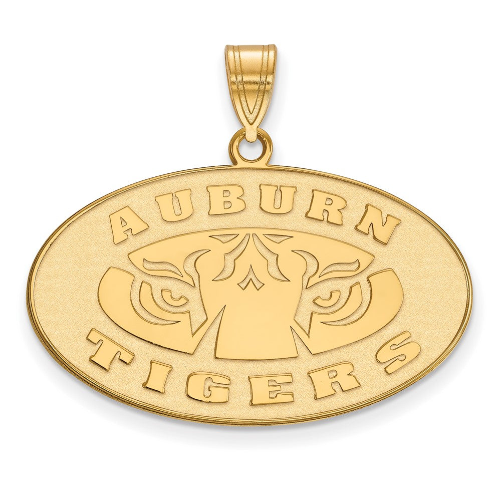 14k Gold LogoArt Auburn Tigers Large Pendant