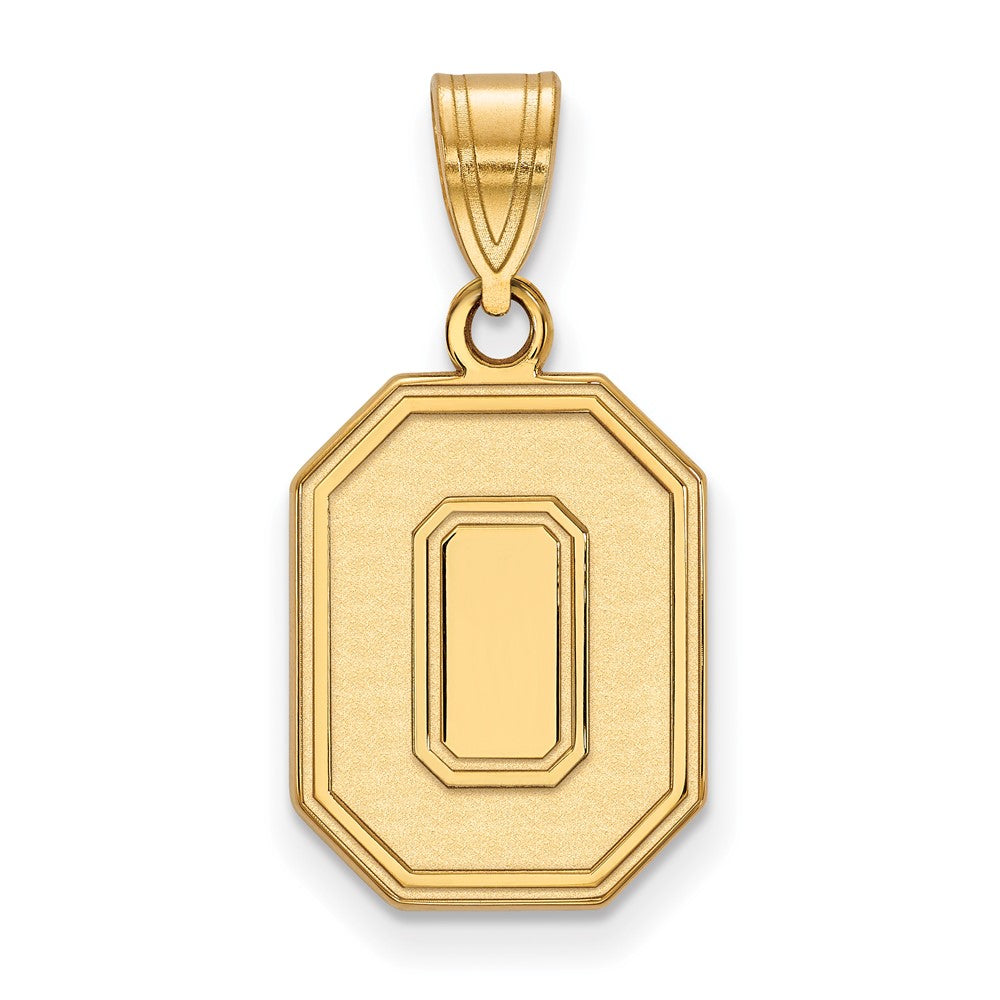 14k Gold LogoArt The Ohio State University Letter O Medium Pendant