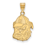 10k Gold LogoArt University of Georgia Bulldog Large Pendant