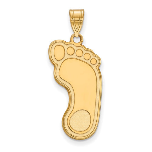 10k Gold LogoArt University of North Carolina Tar Heel Extra Large Pendant