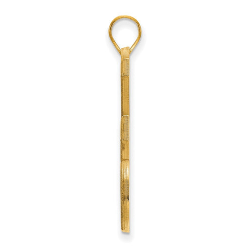 10k Gold LogoArt Kansas State University K-S Extra Large Pendant
