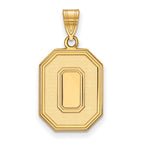 10k Gold LogoArt The Ohio State University Letter O Large Pendant