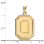 10k Gold LogoArt The Ohio State University Letter O Extra Large Pendant