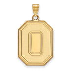 10k Gold LogoArt The Ohio State University Letter O Extra Large Pendant