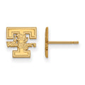 10k Gold LogoArt University of Tennessee Lady Volunteers Extra Small Post Earrings