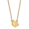 14k Gold LogoArt University of Louisville Cardinal Small Pendant 18 inch Necklace