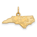 10k Gold LogoArt East Carolina University Map Extra Small Pendant