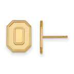 14k Gold LogoArt The Ohio State University Letter O Small Post Earrings