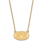 14k Gold LogoArt Auburn Tigers Small Pendant 18 inch Necklace