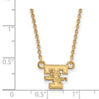 10k Gold LogoArt University of Tennessee Lady Volunteers Small Pendant 18 inch Necklace