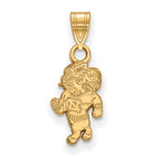 10k Gold LogoArt University of North Carolina Ram Small Pendant