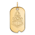 14k Gold LogoArt Purdue University Boilermakers Train Logo Small Dog Tag Pendant