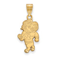 10k Gold LogoArt University of North Carolina Ram Large Pendant