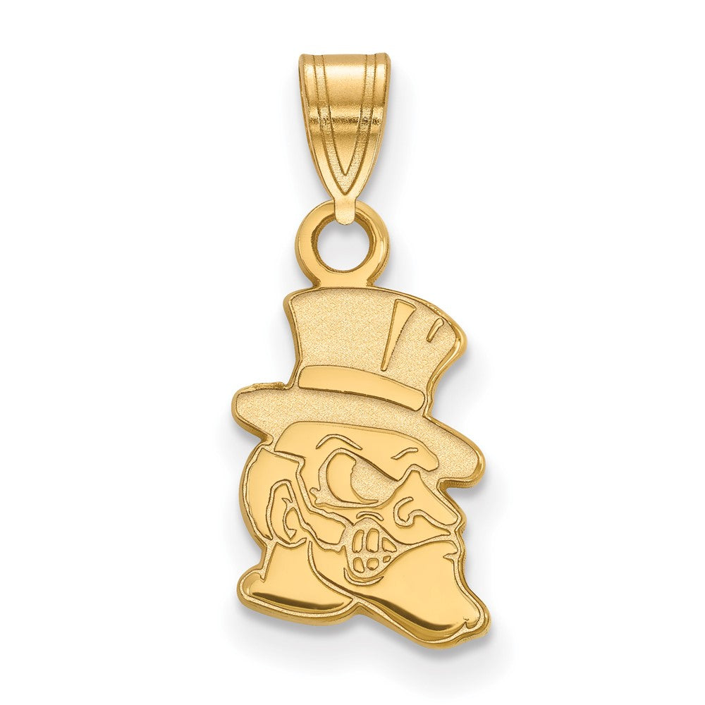 Sterling Silver Gold-plated LogoArt Wake Forest University Demon Deacon Small Pendant