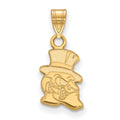 Sterling Silver Gold-plated LogoArt Wake Forest University Demon Deacon Small Pendant