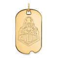 10k Gold LogoArt Purdue University Boilermakers Train Logo Large Dog Tag Pendant