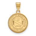 14k Gold LogoArt University of North Carolina Medium Crest Pendant