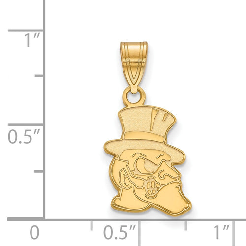10k Gold LogoArt Wake Forest University Demon Deacon Medium Pendant