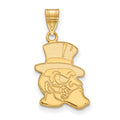 10k Gold LogoArt Wake Forest University Demon Deacon Large Pendant