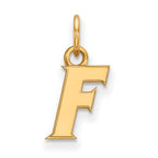10k Gold LogoArt University of Florida Letter F Extra Small Pendant