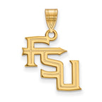 10k Gold LogoArt Florida State University F-S-U Medium Pendant
