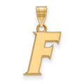 14k Gold LogoArt University of Florida Letter F Small Pendant