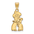 10k Gold LogoArt Oklahoma State University Cowboy Large Pendant