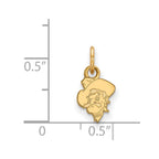 10k Gold LogoArt Oklahoma State University Cowboy Extra Small Pendant