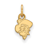 10k Gold LogoArt Oklahoma State University Cowboy Extra Small Pendant