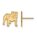 10k Gold LogoArt University of Georgia Bulldog Small Post Earrings