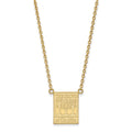 14k Gold LogoArt University of Mississippi The Grove at Ole Miss Large Pendant 18 inch Necklace