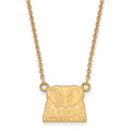 14k Gold LogoArt University of Alabama Elephant Small Pendant 18 inch Necklace