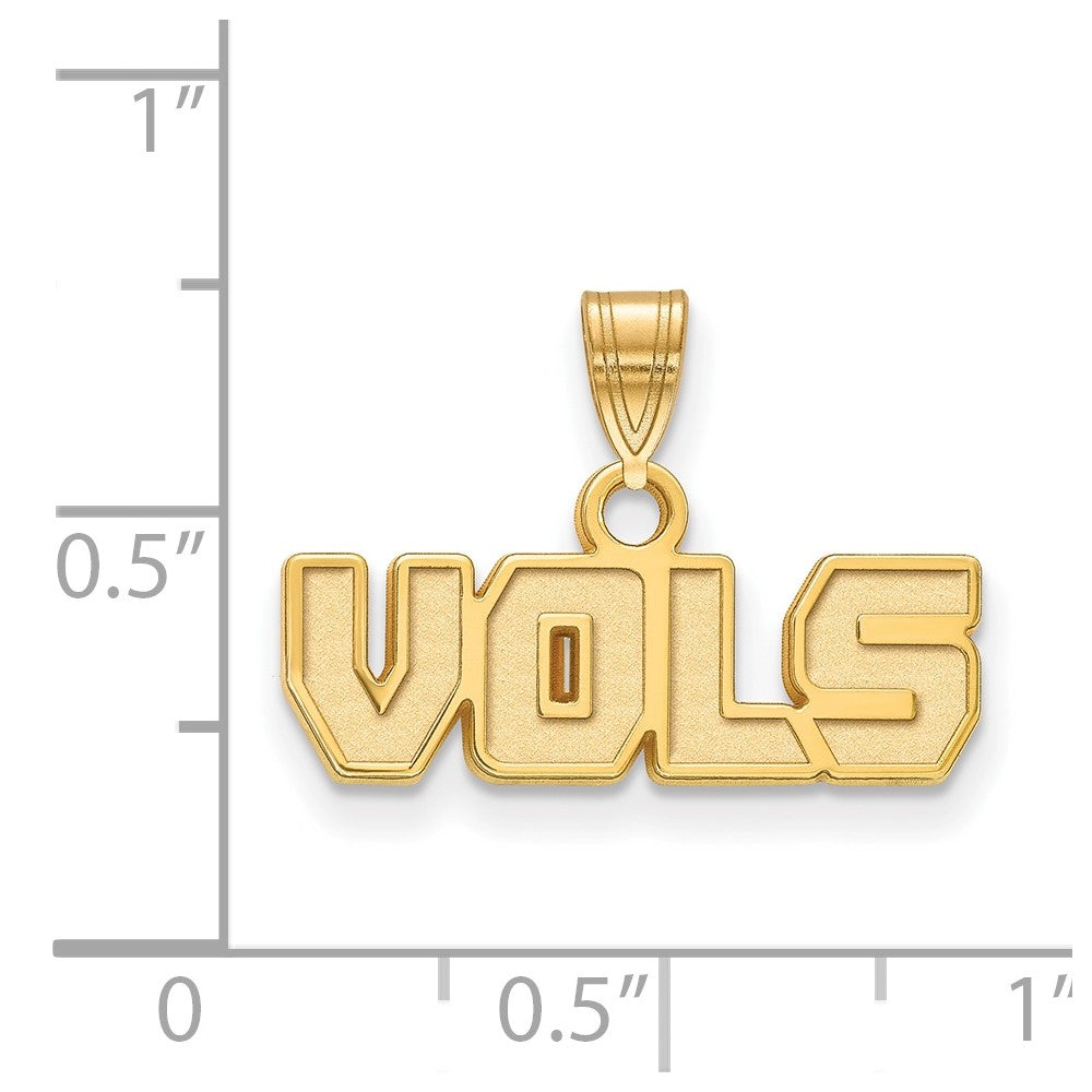 14k Gold LogoArt University of Tennessee Vols Small Pendant