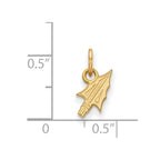 10k Gold LogoArt Florida State University Arrow Extra Small Pendant